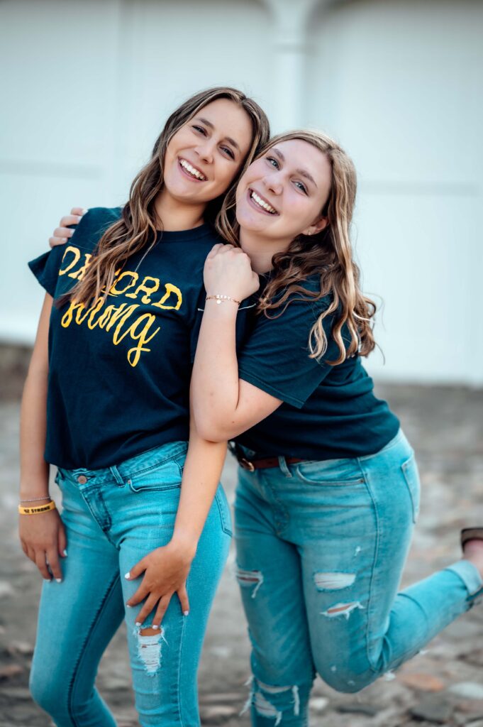 KaiaTaylor_0992-Edit | Two Wild Souls Photography Oxford High School senior cousins at their duo session at Van Hoosen Farm in Rochester, Michigan