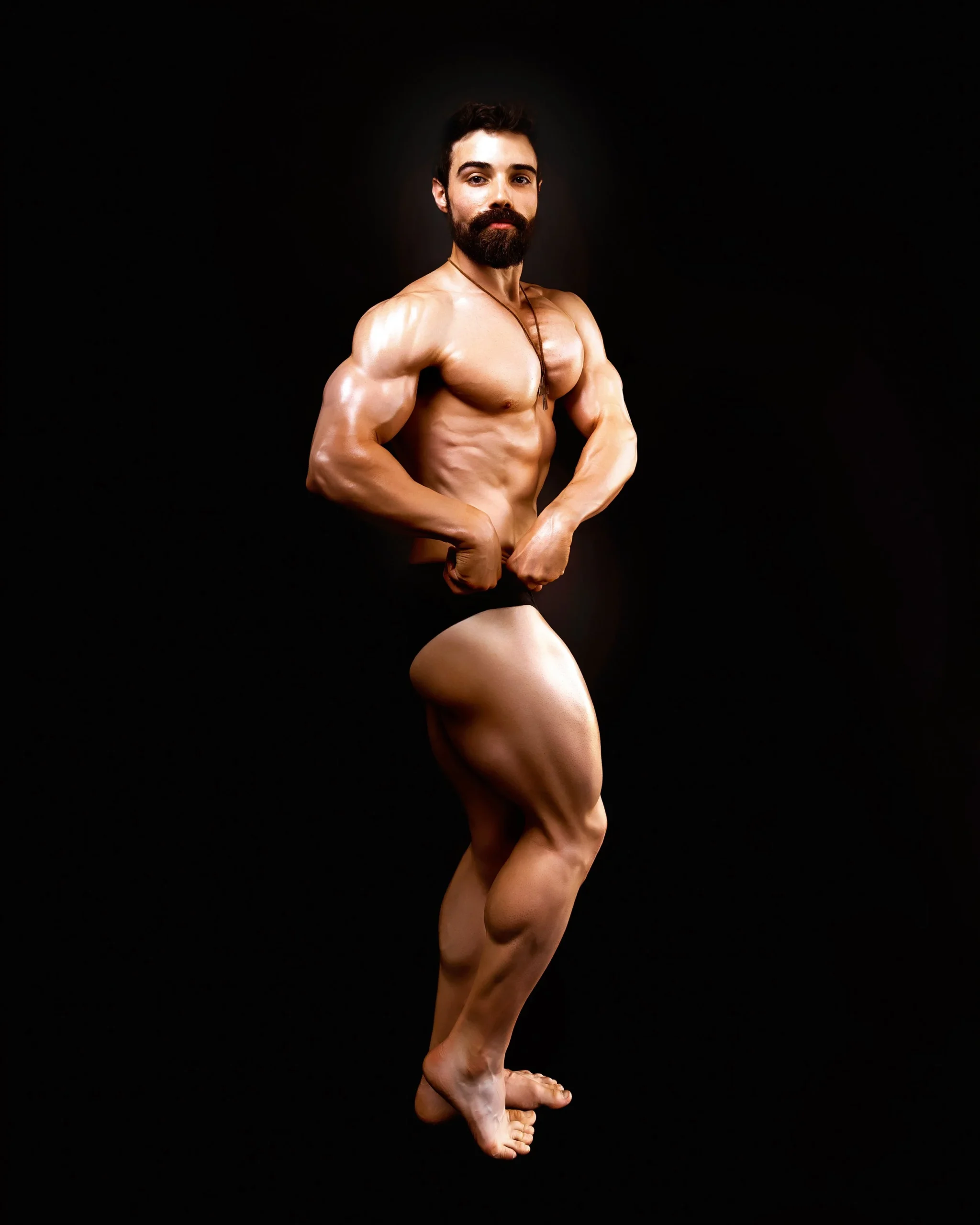 Male bodybuilding fitness personal branding with Two Wild Souls Photography