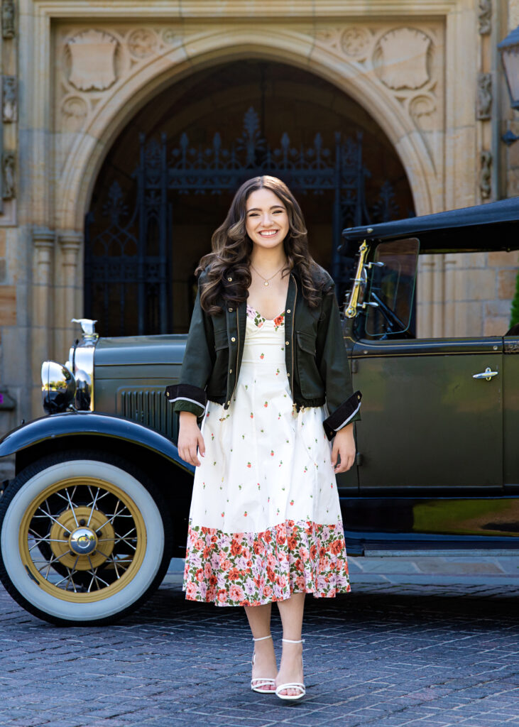 Senior Photos Classic Car Detroit, MI