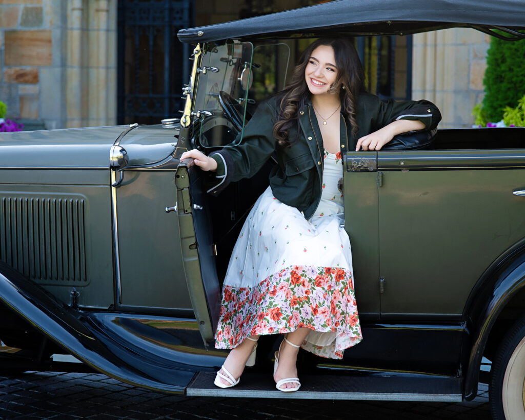 Senior Photos Antique Car